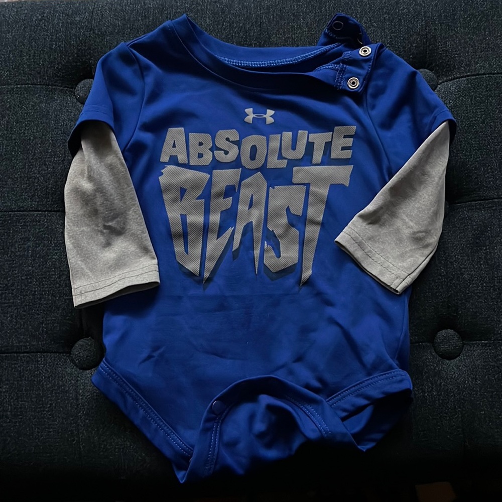 Under Armour long sleeve onesie